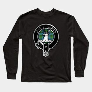 Clan Colquhoun Crest & Tartan Long Sleeve T-Shirt